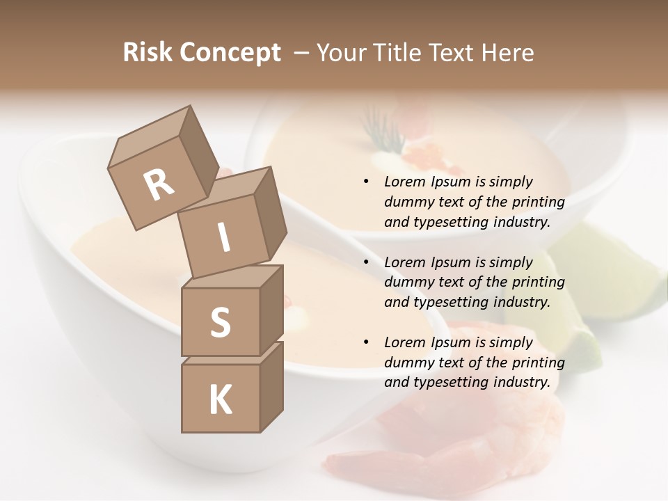 Seafood Healthy Dish PowerPoint Template