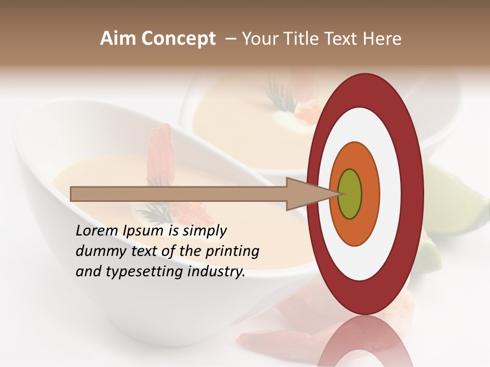 Seafood Healthy Dish PowerPoint Template