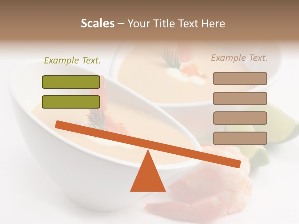 Seafood Healthy Dish PowerPoint Template