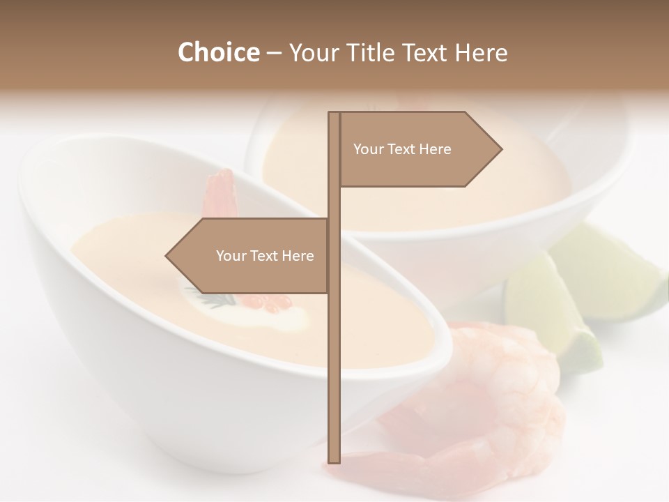 Seafood Healthy Dish PowerPoint Template