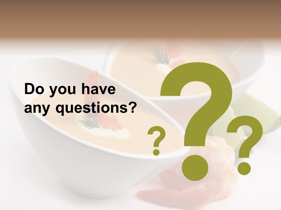 Seafood Healthy Dish PowerPoint Template