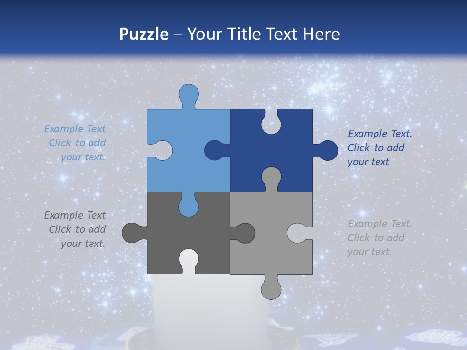 Magic Space Fortune Teller PowerPoint Template