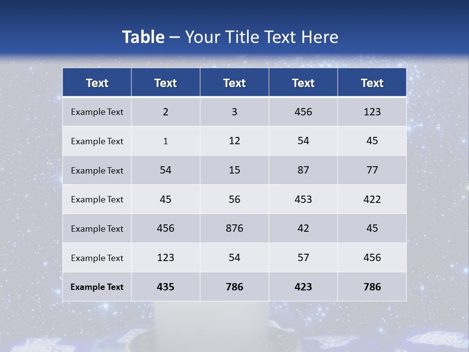 Magic Space Fortune Teller PowerPoint Template