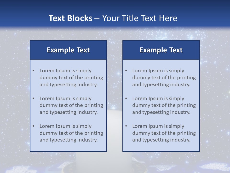 Magic Space Fortune Teller PowerPoint Template