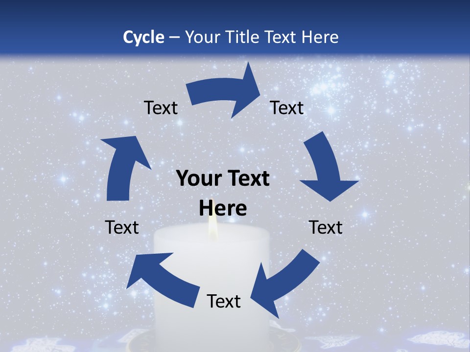 Magic Space Fortune Teller PowerPoint Template