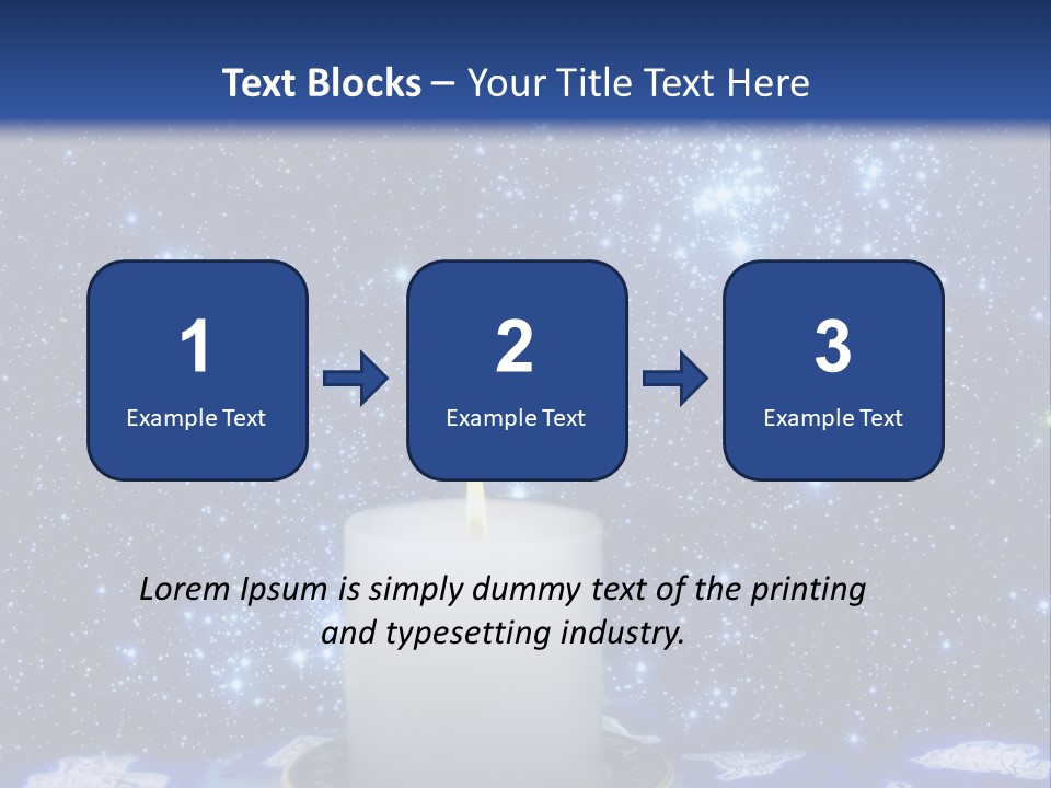 Magic Space Fortune Teller PowerPoint Template