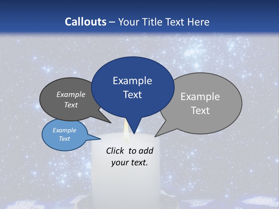 Magic Space Fortune Teller PowerPoint Template