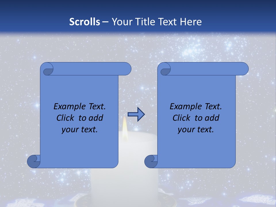 Magic Space Fortune Teller PowerPoint Template