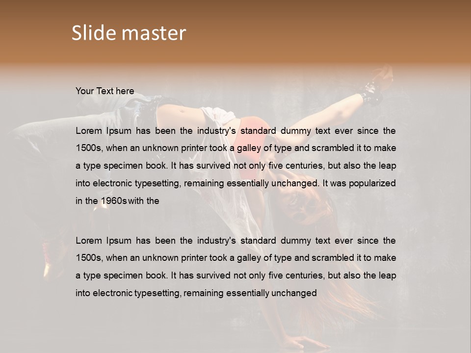 Movement Action Jump PowerPoint Template