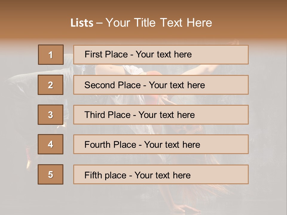 Movement Action Jump PowerPoint Template