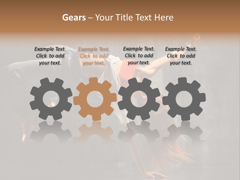 Movement Action Jump PowerPoint Template