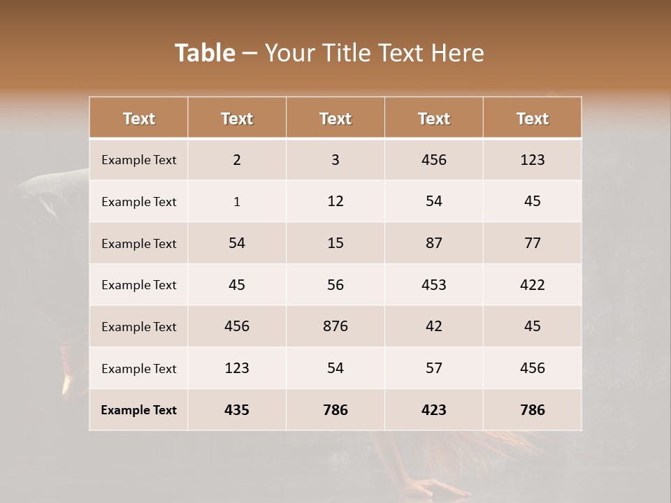 Movement Action Jump PowerPoint Template