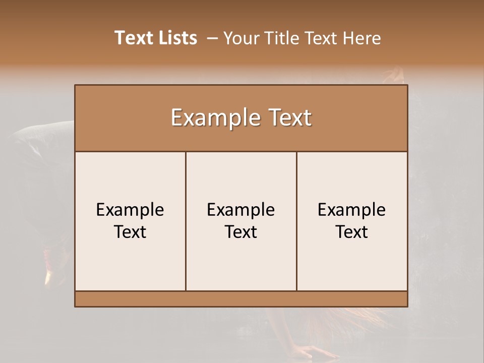 Movement Action Jump PowerPoint Template