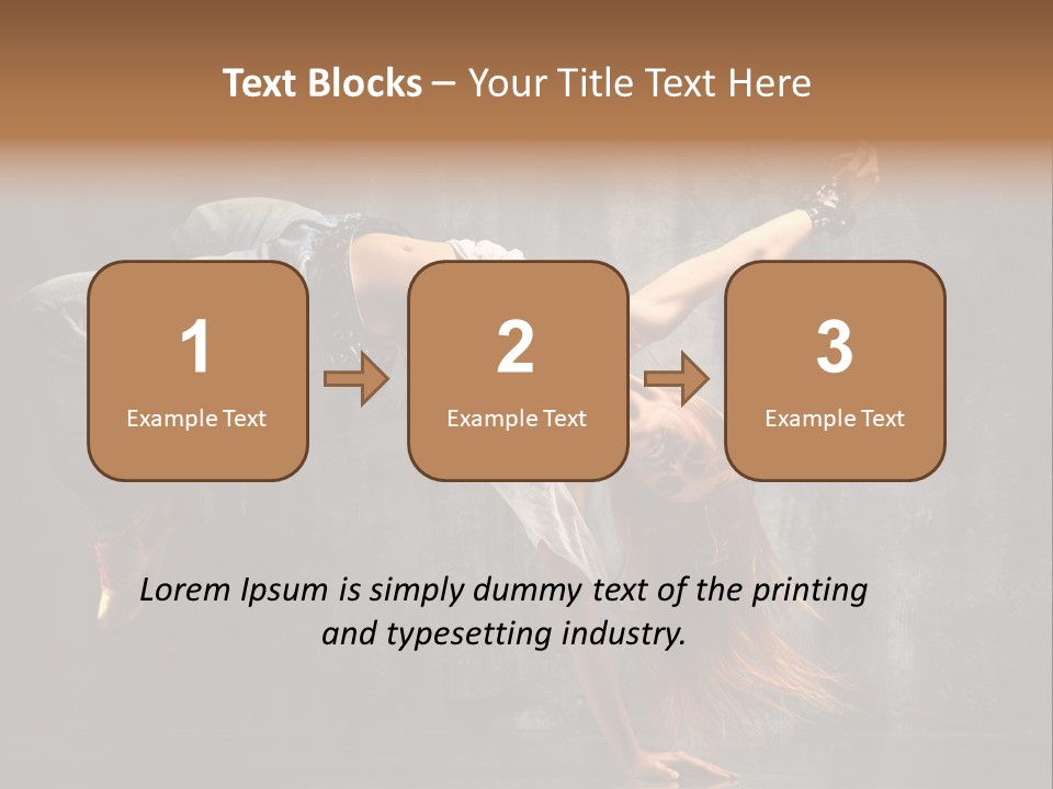 Movement Action Jump PowerPoint Template