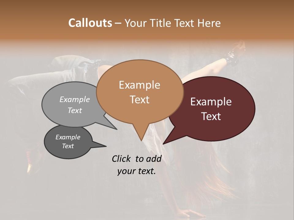 Movement Action Jump PowerPoint Template