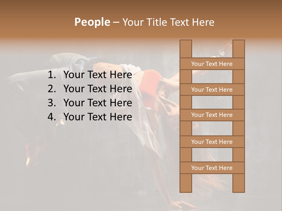 Movement Action Jump PowerPoint Template
