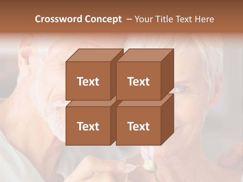 Male Pulling Elderly PowerPoint Template