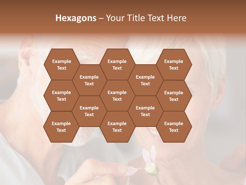 Male Pulling Elderly PowerPoint Template