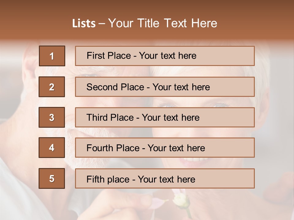 Male Pulling Elderly PowerPoint Template