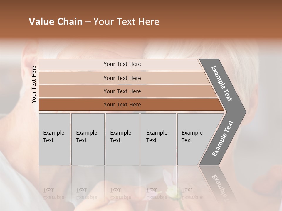 Male Pulling Elderly PowerPoint Template