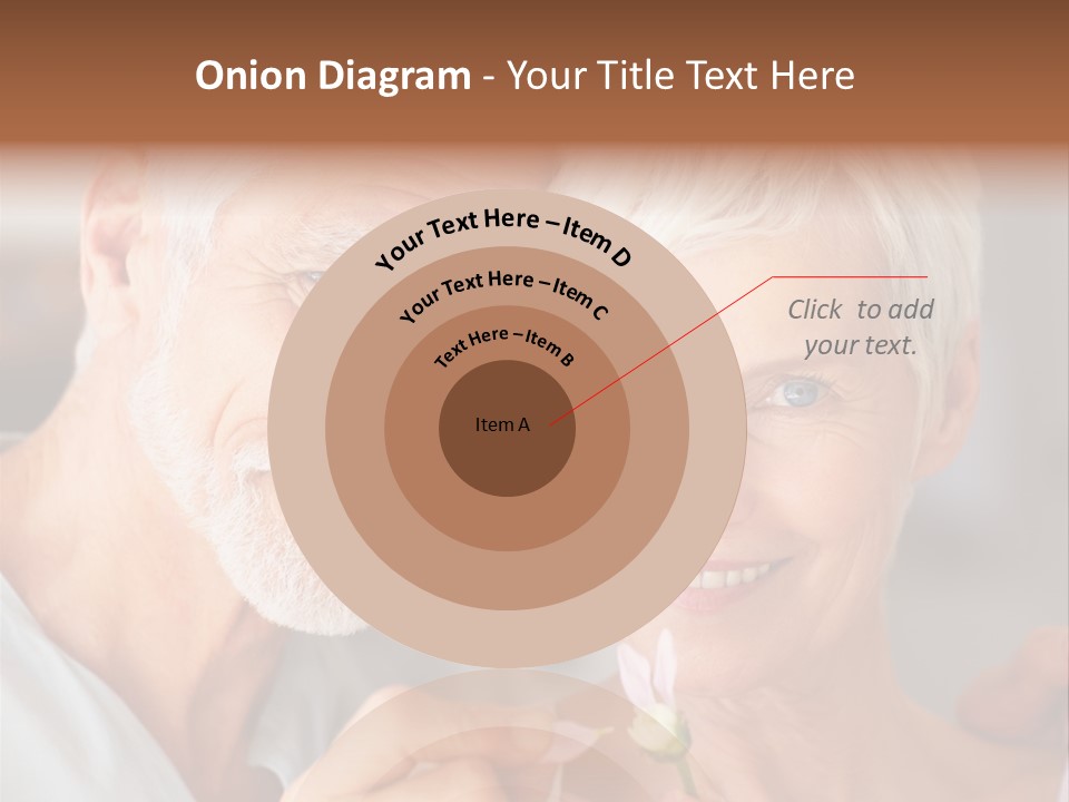 Male Pulling Elderly PowerPoint Template