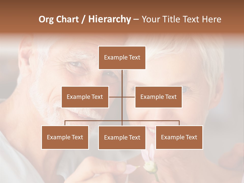 Male Pulling Elderly PowerPoint Template