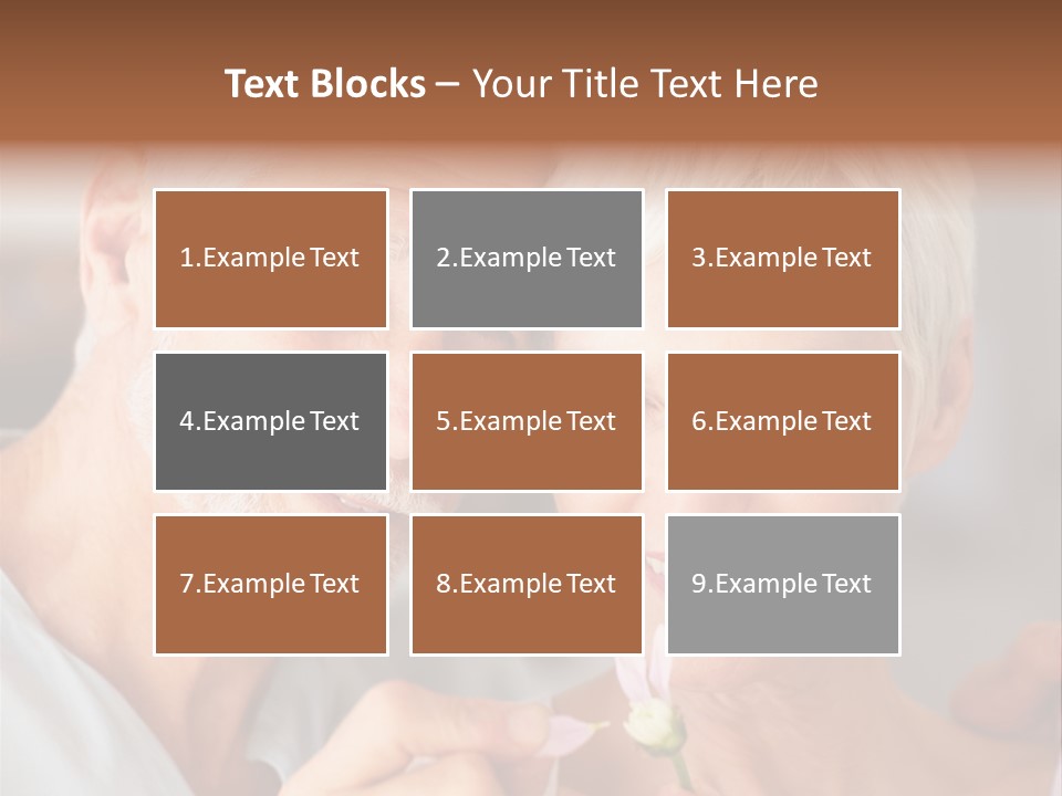 Male Pulling Elderly PowerPoint Template