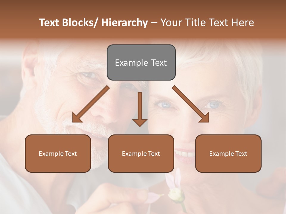 Male Pulling Elderly PowerPoint Template