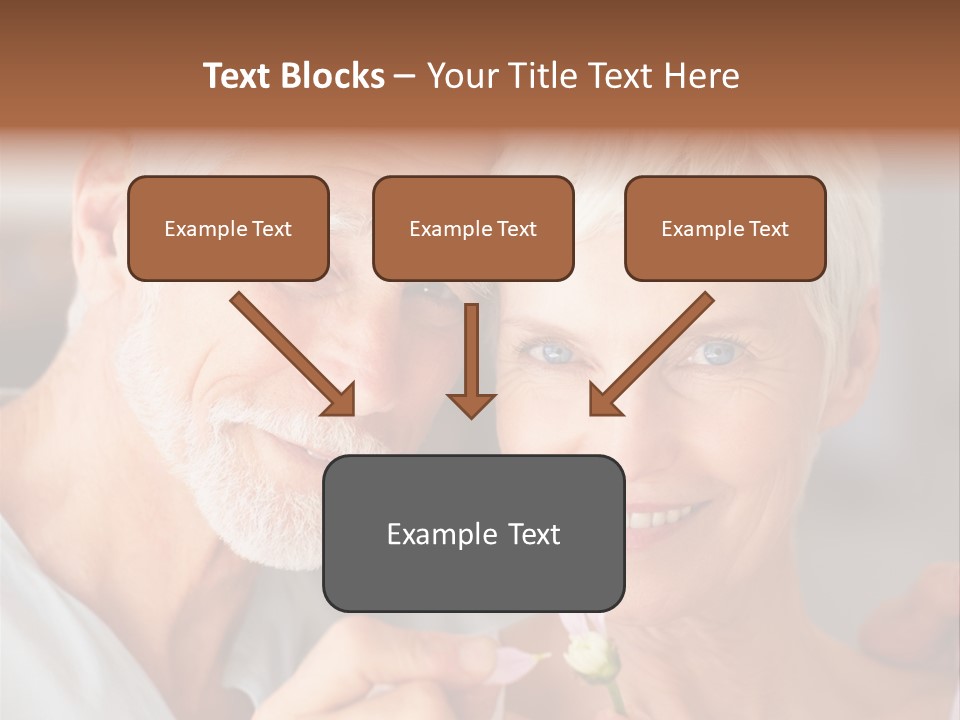 Male Pulling Elderly PowerPoint Template