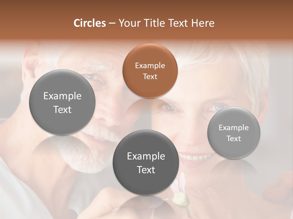 Male Pulling Elderly PowerPoint Template