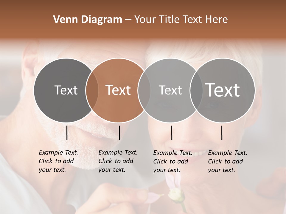 Male Pulling Elderly PowerPoint Template