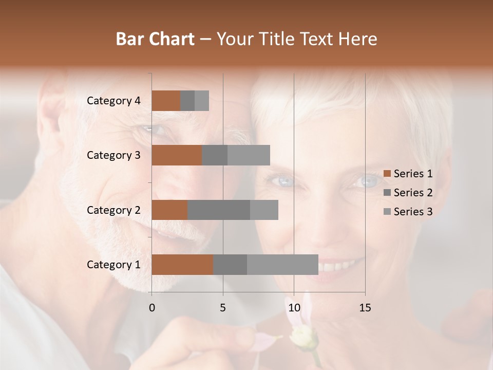 Male Pulling Elderly PowerPoint Template