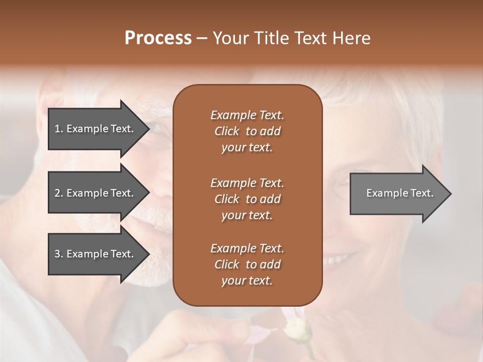 Male Pulling Elderly PowerPoint Template