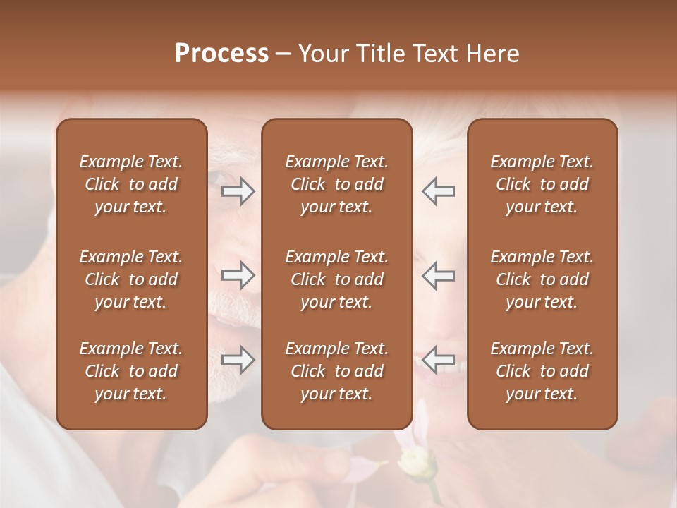 Male Pulling Elderly PowerPoint Template