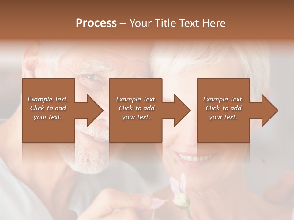 Male Pulling Elderly PowerPoint Template