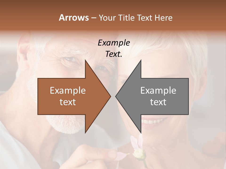 Male Pulling Elderly PowerPoint Template