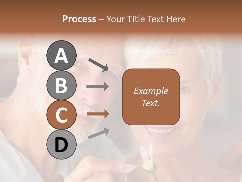 Male Pulling Elderly PowerPoint Template