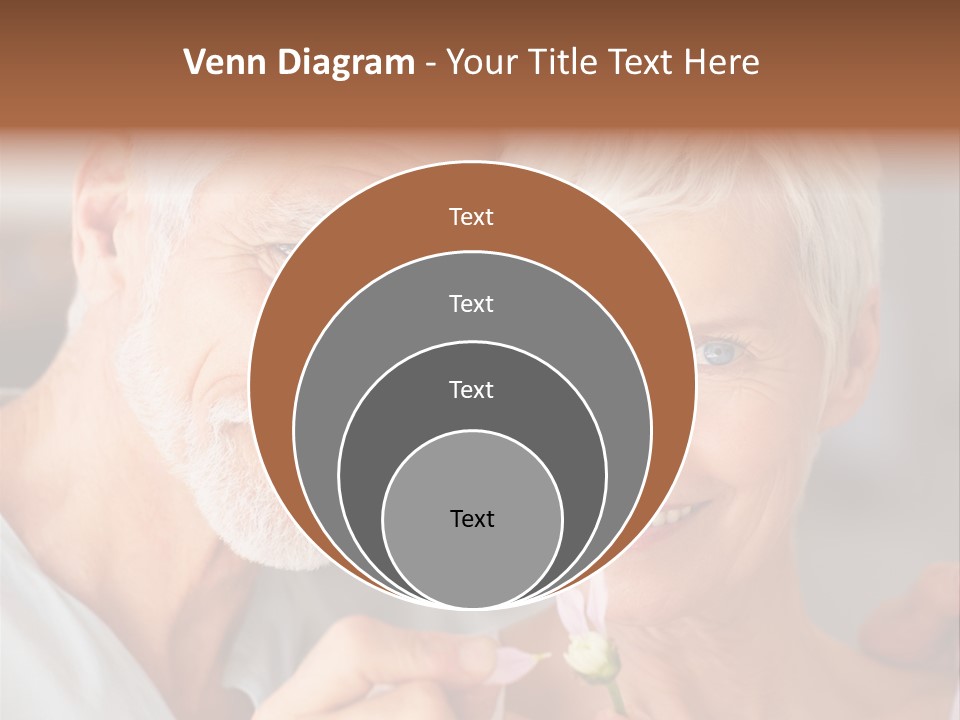 Male Pulling Elderly PowerPoint Template