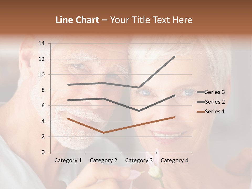 Male Pulling Elderly PowerPoint Template