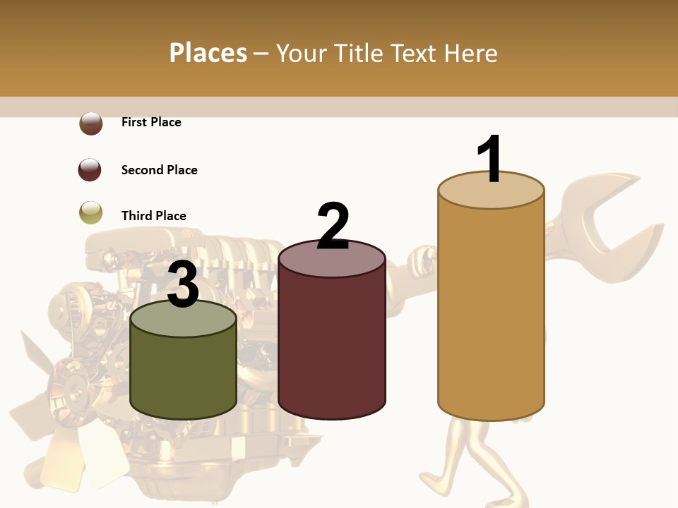 Auto Idiom Mechanic PowerPoint Template
