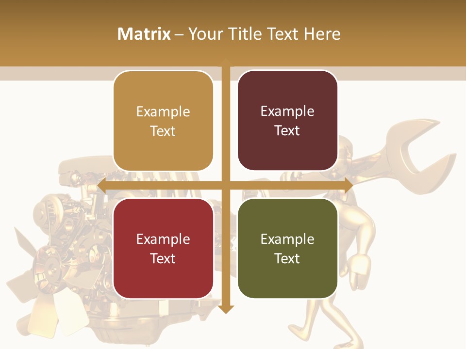 Auto Idiom Mechanic PowerPoint Template