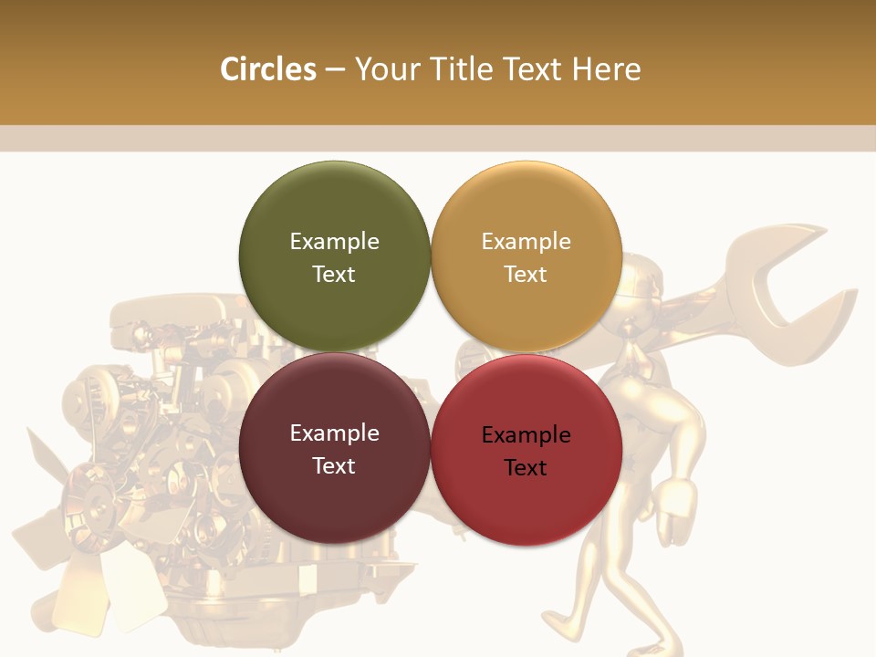 Auto Idiom Mechanic PowerPoint Template