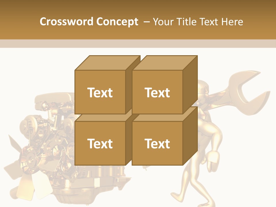 Auto Idiom Mechanic PowerPoint Template