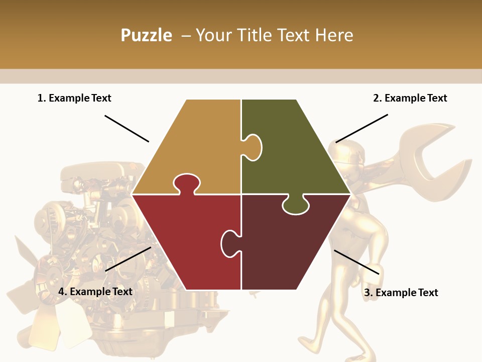 Auto Idiom Mechanic PowerPoint Template