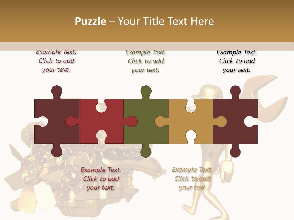 Auto Idiom Mechanic PowerPoint Template