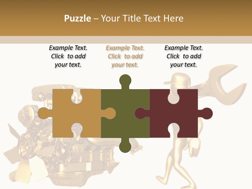 Auto Idiom Mechanic PowerPoint Template