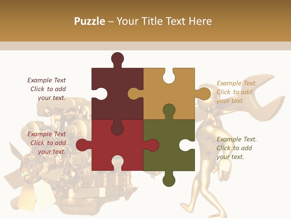 Auto Idiom Mechanic PowerPoint Template