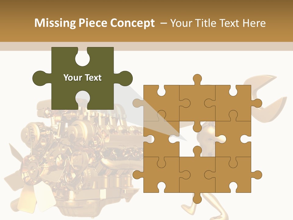 Auto Idiom Mechanic PowerPoint Template