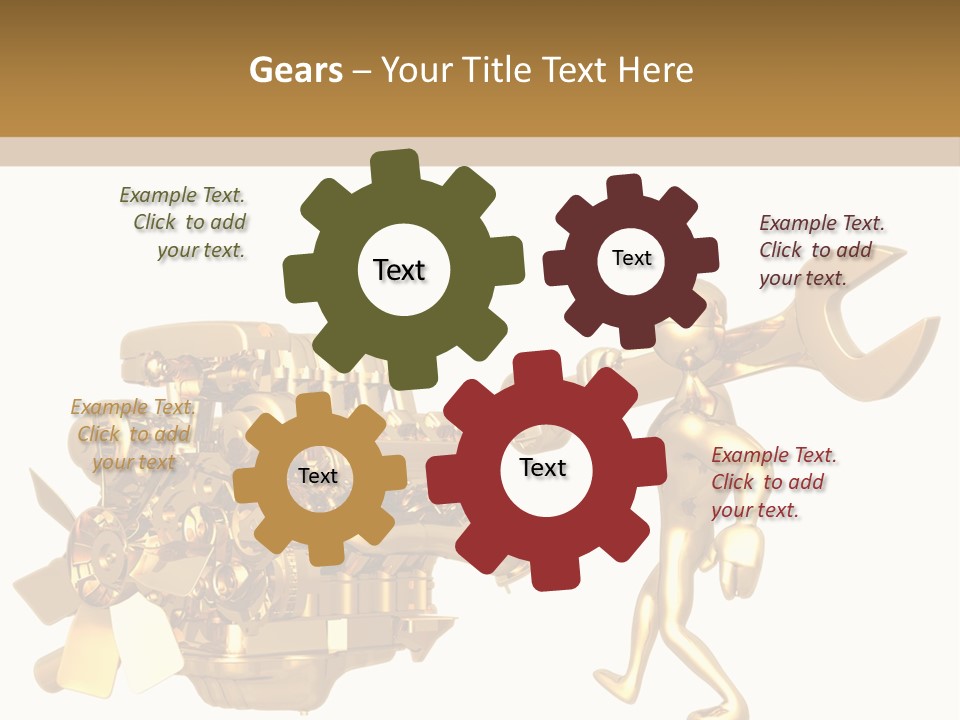 Auto Idiom Mechanic PowerPoint Template