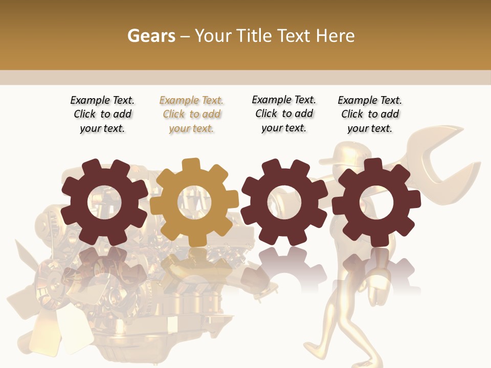 Auto Idiom Mechanic PowerPoint Template